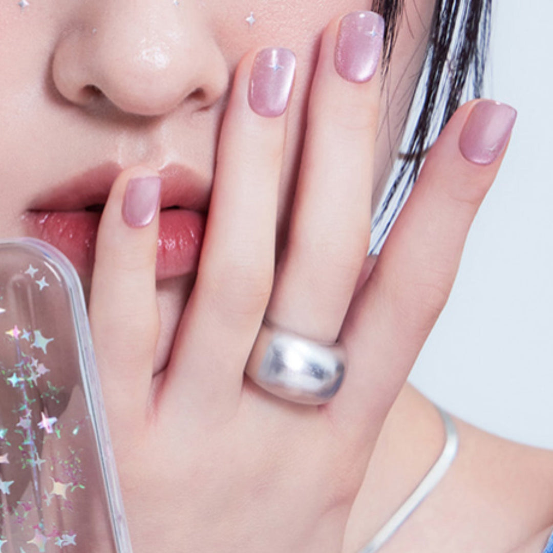 Bloom Into Spring with Pink Dashing Diva Magic Press Nails