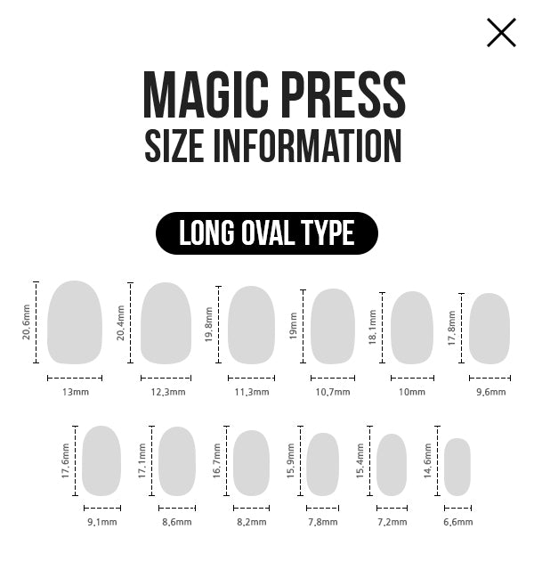 Magic Press Nails (Mani)  - MDR2F069OL Gold Shower
