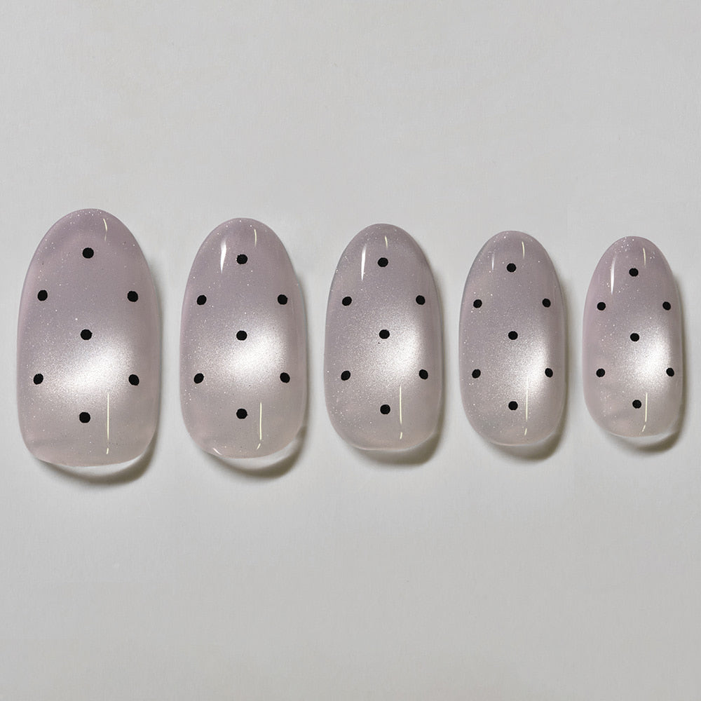 New Magic Press (Mani) - Shady Dot (Almond)