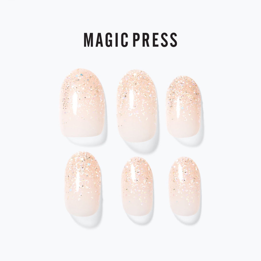 Magic Press Nails (Mani)  - MDR2F069OL Gold Shower