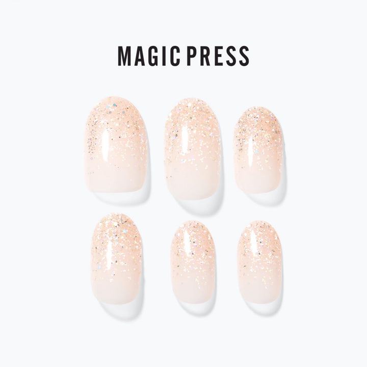 Magic Press Nails (Mani)  - MDR2F069OL Gold Shower