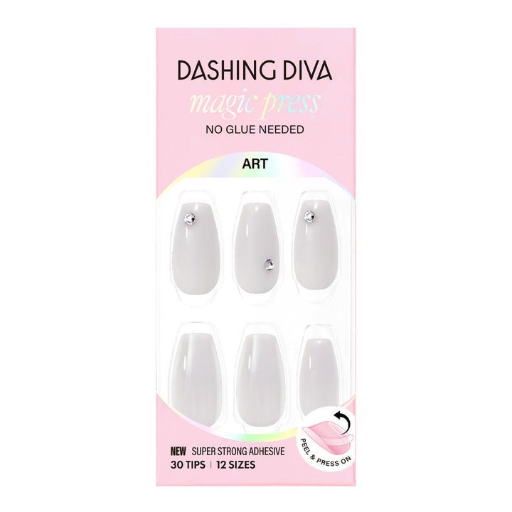 Magic Press Nails (Mani) - Pearl Grey