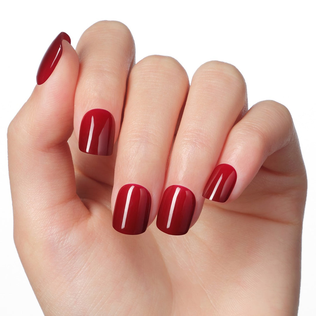 New Magic Press (Mani) - Burgundy (Short Square)