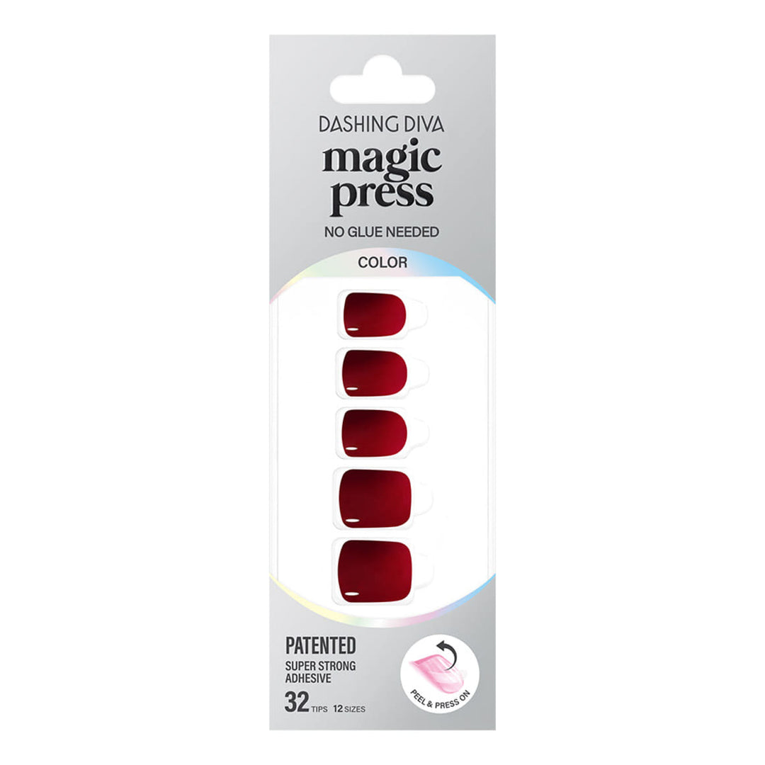 New Magic Press (Mani) - Burgundy (Short Square)