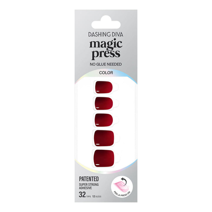New Magic Press (Mani) - Burgundy (Short Square)