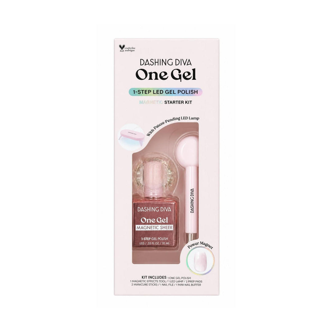 One Gel Magnetic - Champagne Topper Magnetic Kit (Lamp Included)