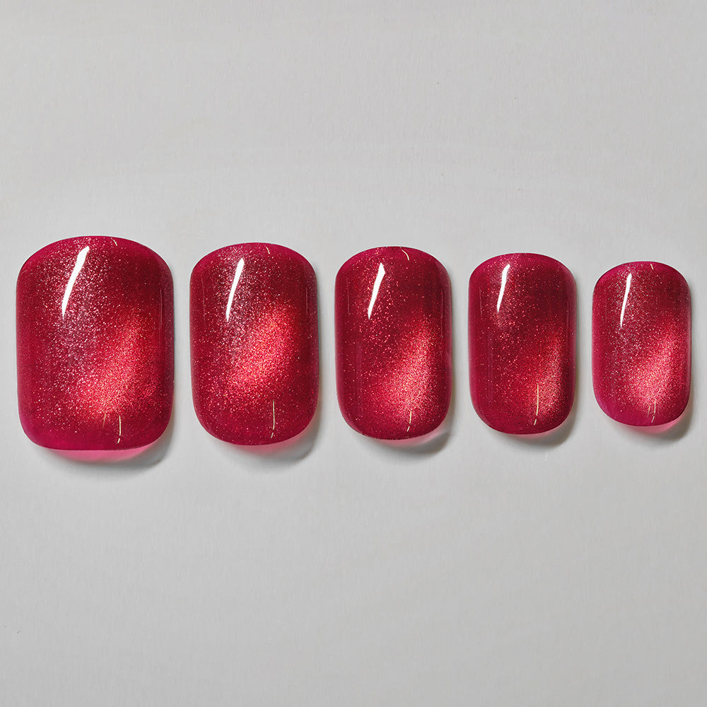New Magic Press (Mani) - Wine Glow (Regular Round)
