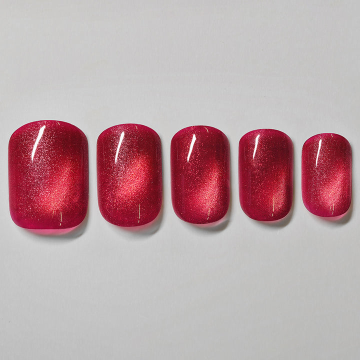 New Magic Press (Mani) - Wine Glow (Regular Round)