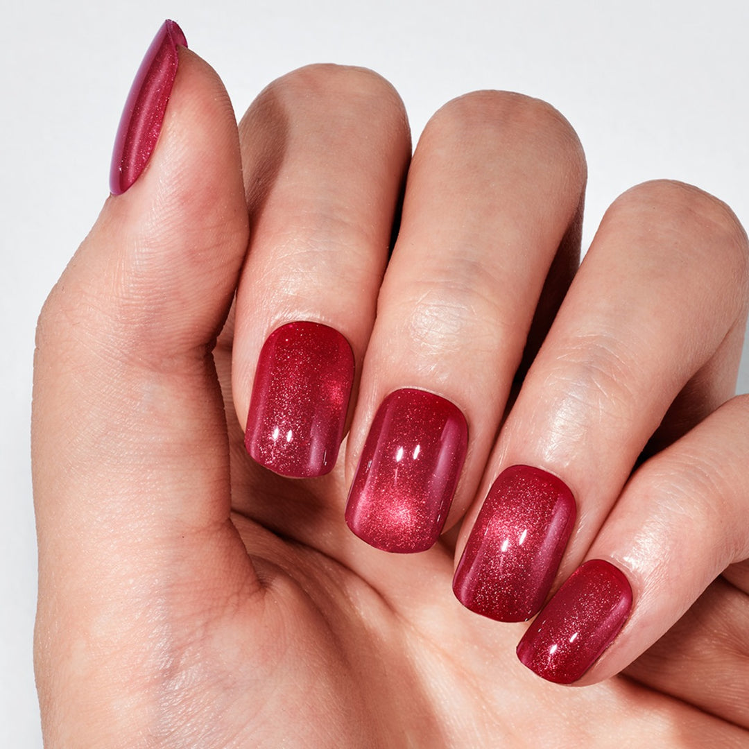 New Magic Press (Mani) - Wine Glow (Regular Round)