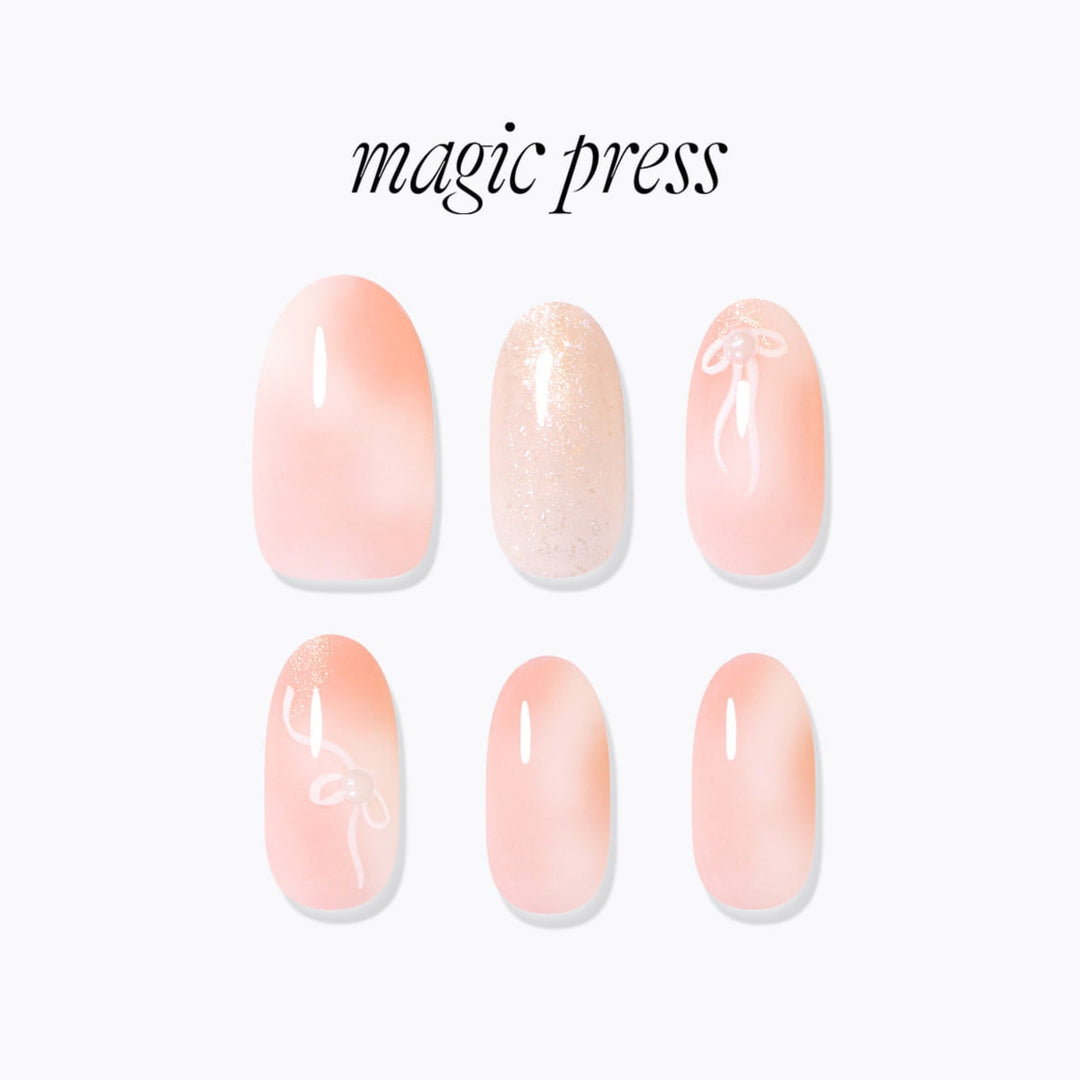 New Magic Press Nails (Mani)  - Flowing Ribbon
