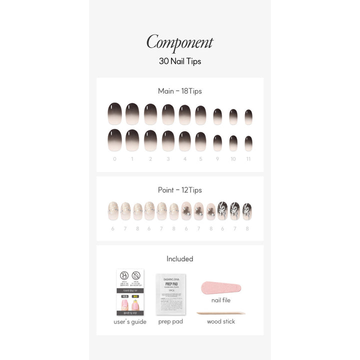 Magic Press Nails (Mani) - Hazy Ink