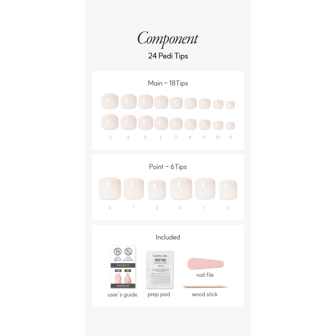New Magic Press (Pedi) -  Milky Cream (Pedi)