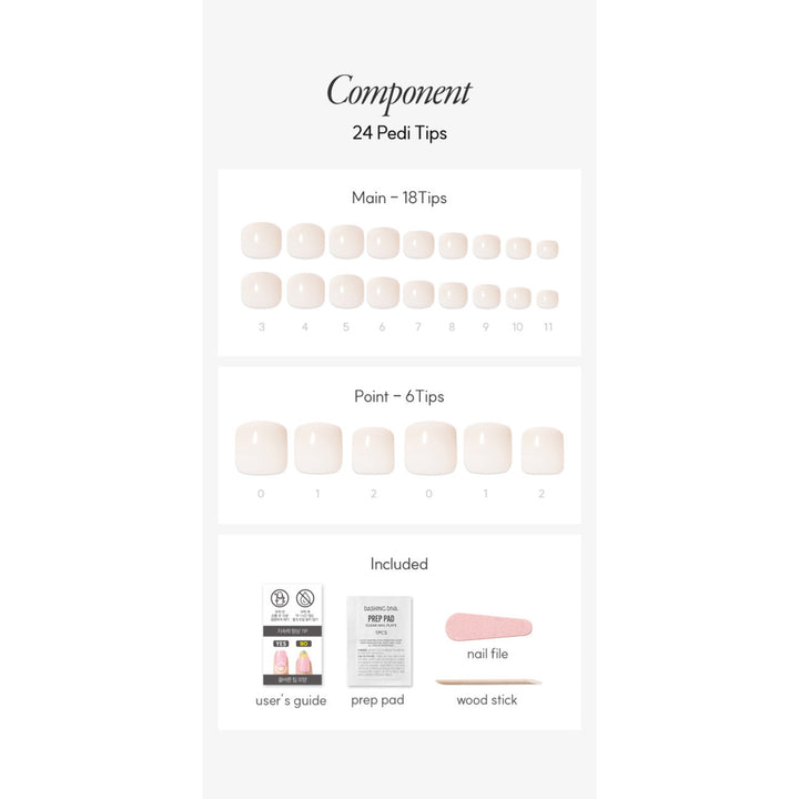 New Magic Press (Pedi) -  Milky Cream (Pedi)