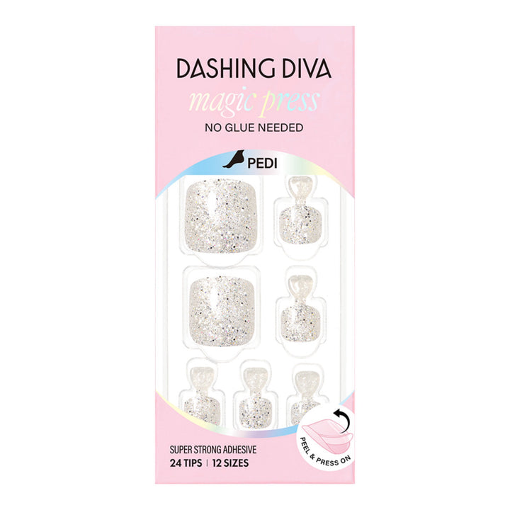 New Magic Press (Pedi) - Silver Sparkle (Pedi)