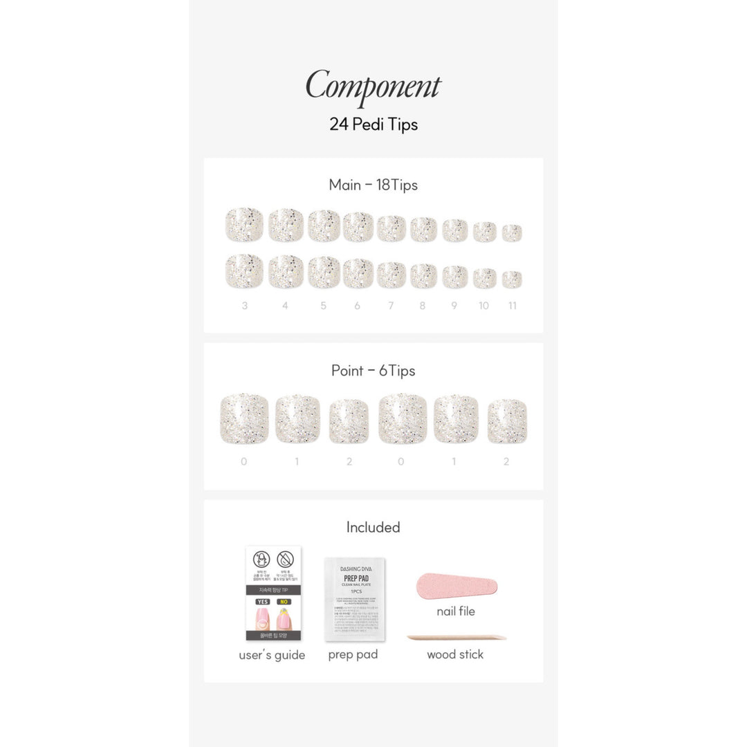 New Magic Press (Pedi) - Silver Sparkle (Pedi)