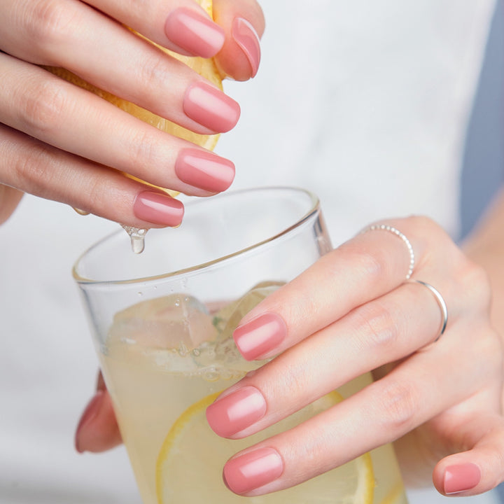New Magic Press Nails (Mani)  - Rosy (Regular)