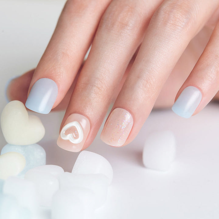 New Magic Press Nails (Mani)  - Sky Heart (Short)