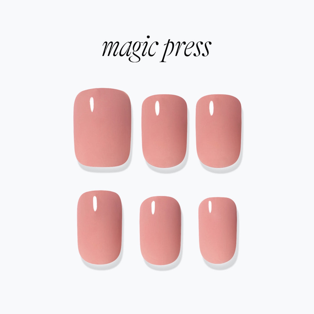 New Magic Press Nails (Mani)  - Dry Rose