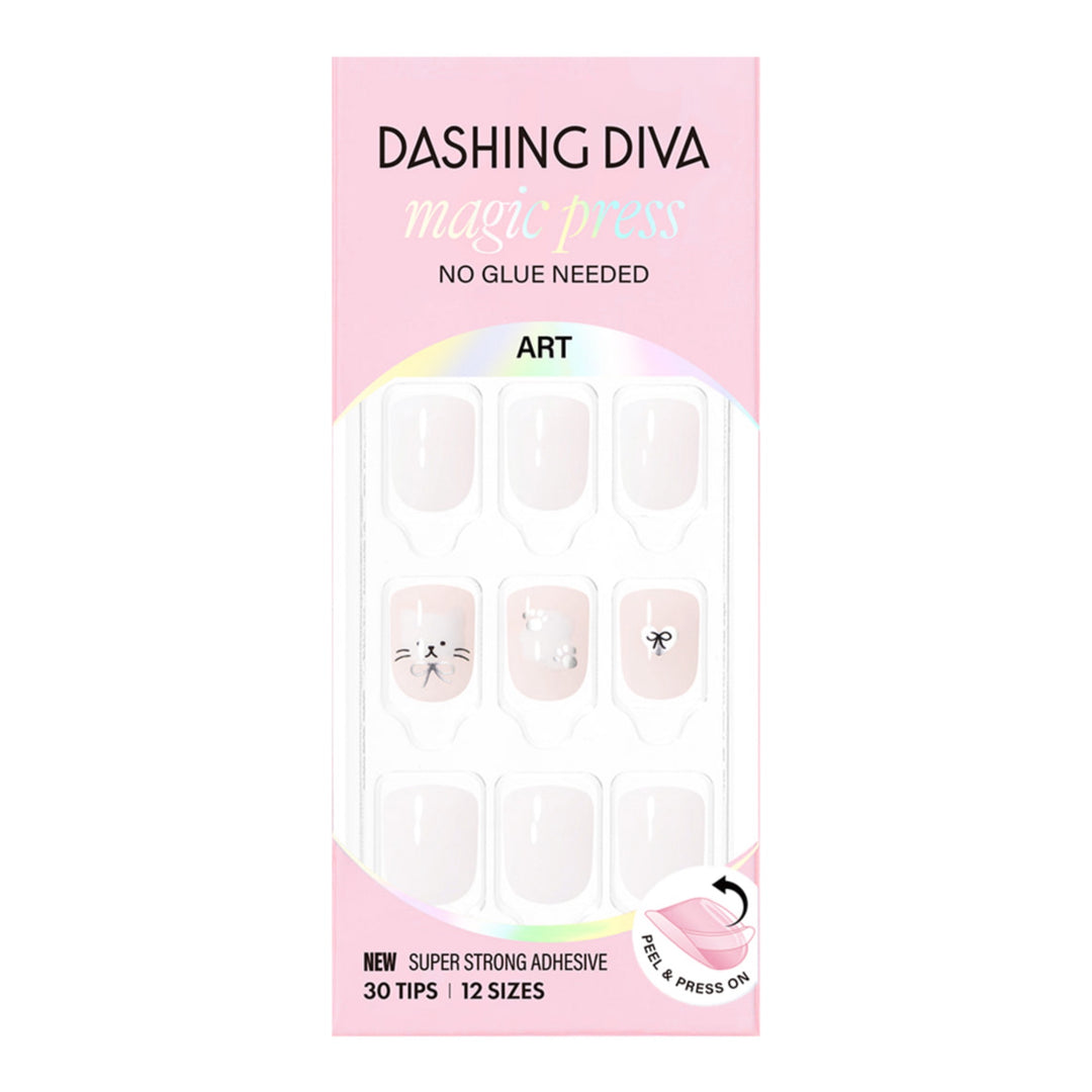 New Magic Press Nails (Mani)  - Baby Meow (Short)