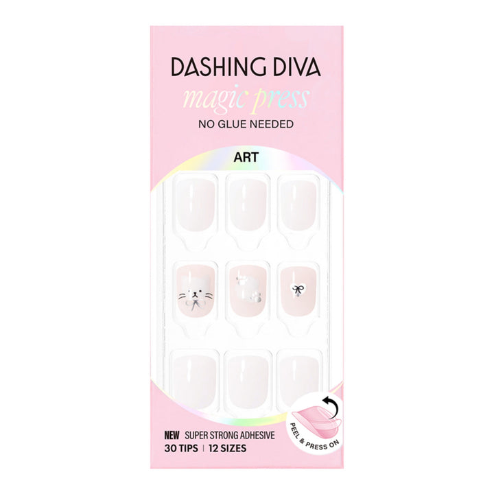 New Magic Press Nails (Mani)  - Baby Meow (Short)