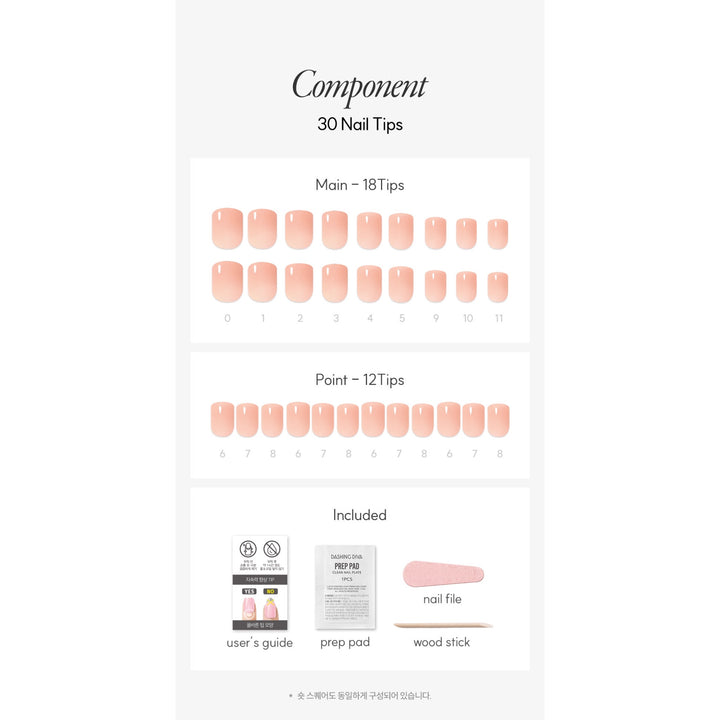 New Magic Press Nails (Mani)  -Nudies (Regular)