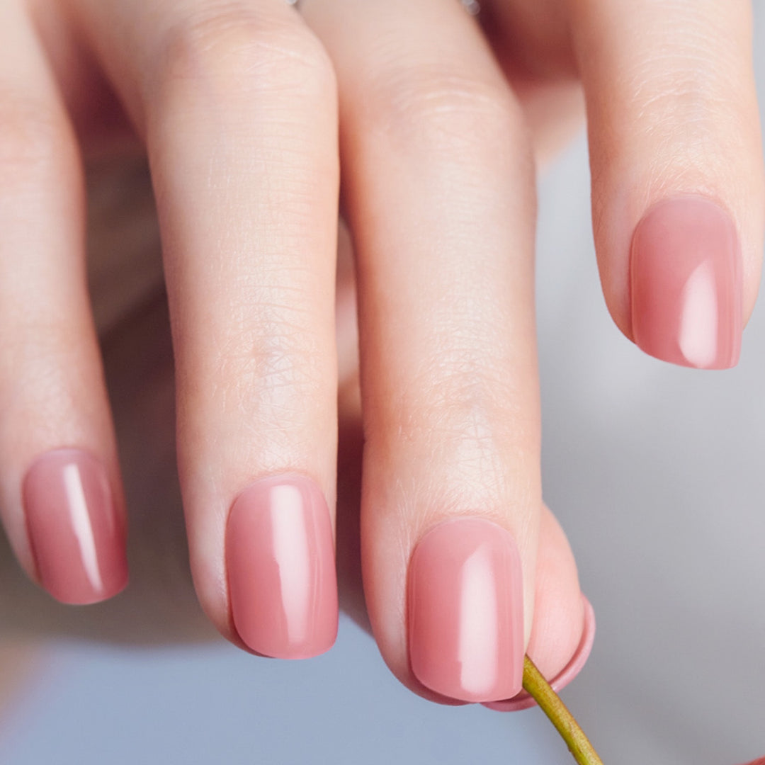 New Magic Press Nails (Mani)  - Rosy (Regular)