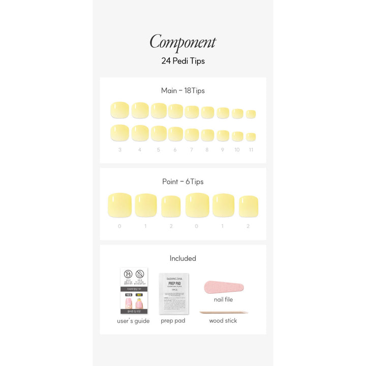 New Magic Press (Pedi) -  Lemon Yellow (Pedi)