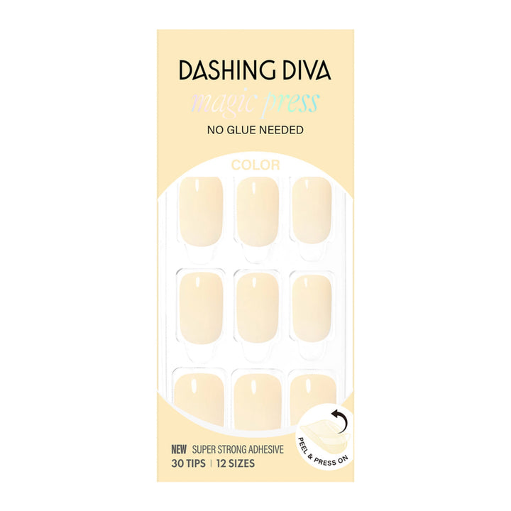 New Magic Press Nails (Mani)  - Butter Yellow (Regular)