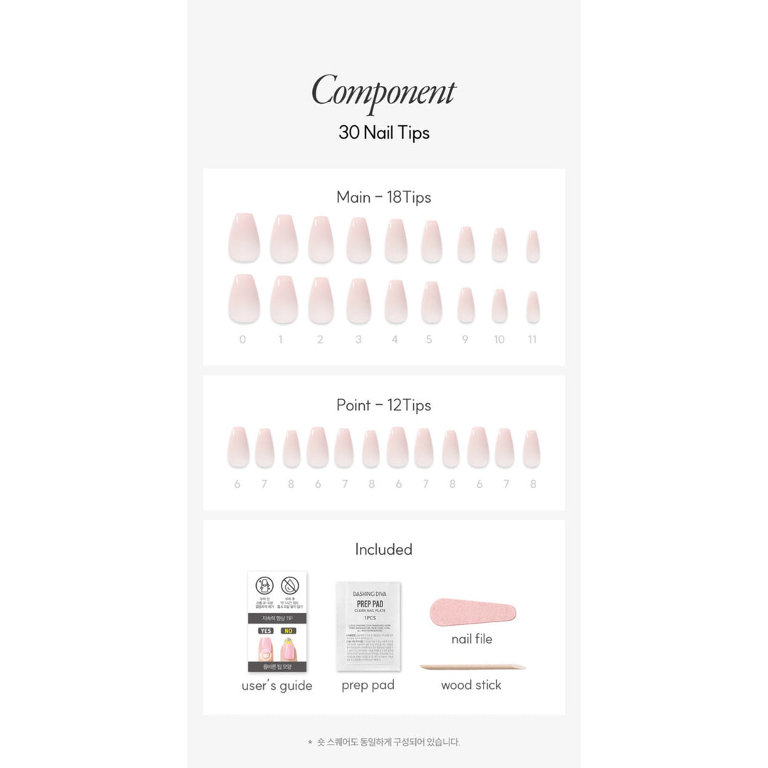 New Magic Press Nails (Mani)  - Bloomy (Coffin)