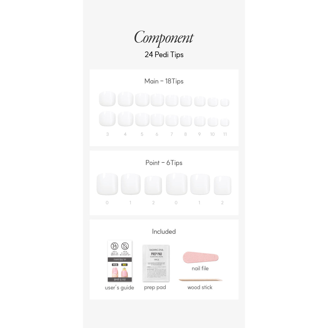 New Magic Press (Pedi) -  Titanium White