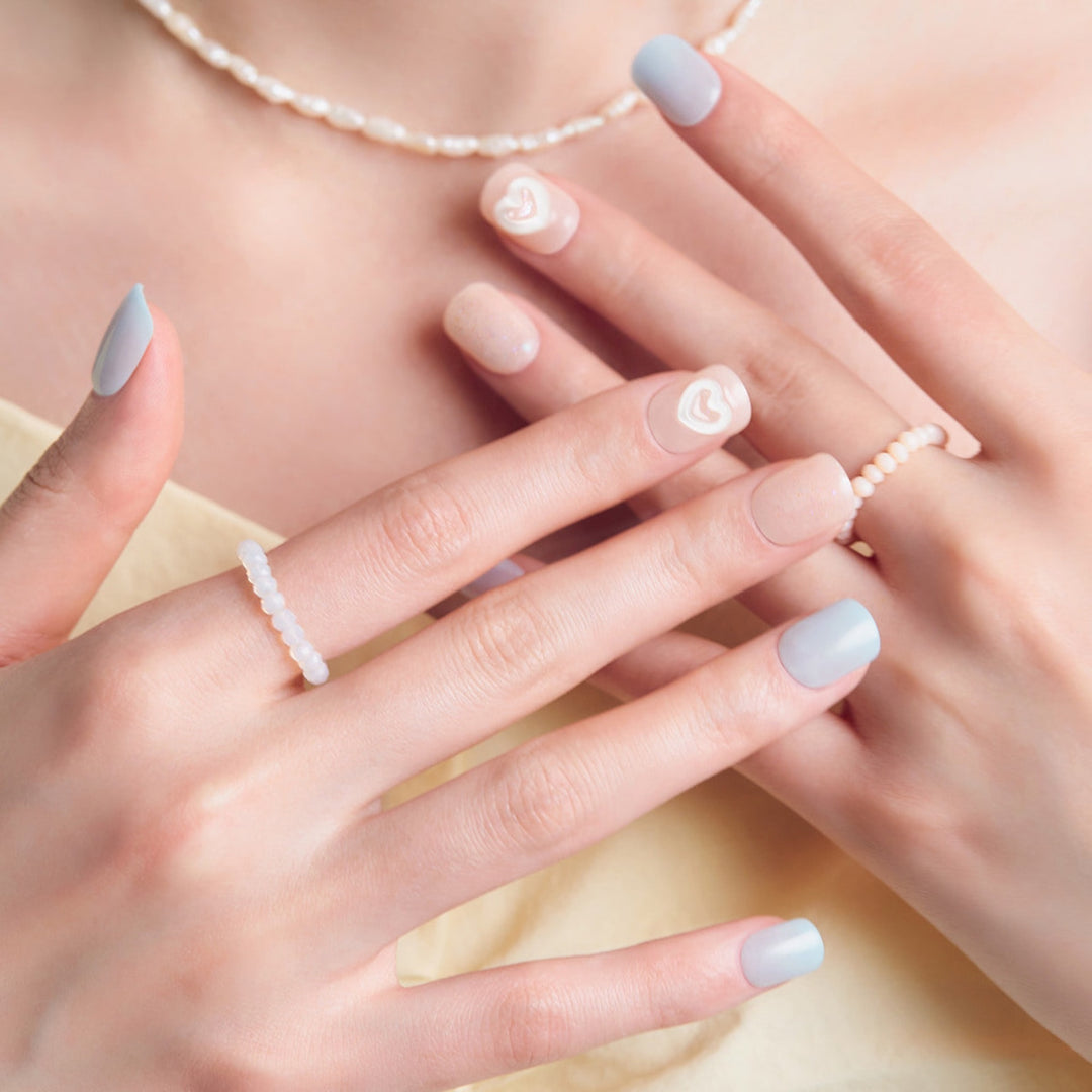 New Magic Press Nails (Mani)  - Sky Heart (Short)