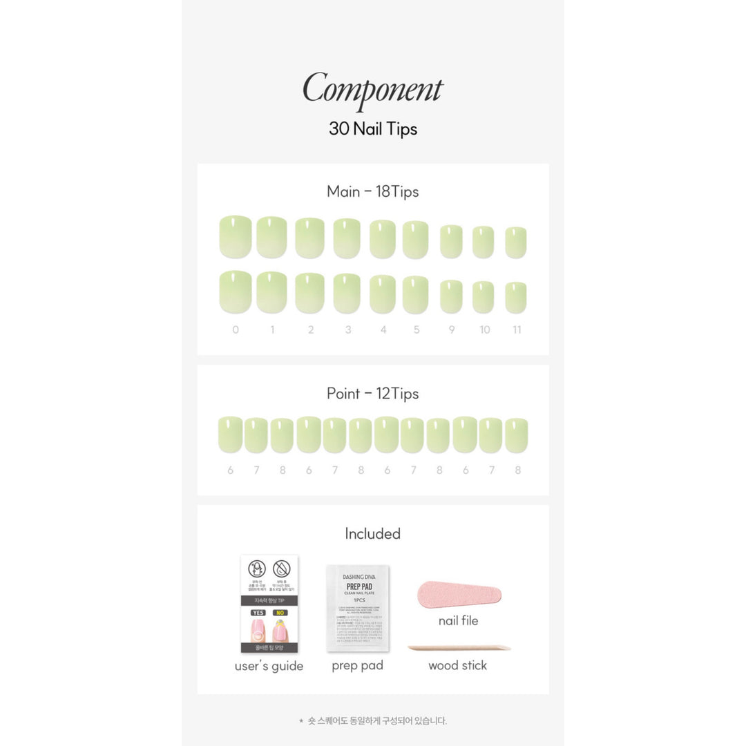 New Magic Press Nails (Mani)  - Joy Green (Regular)