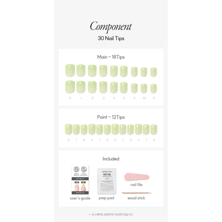 New Magic Press Nails (Mani)  - Joy Green (Regular)