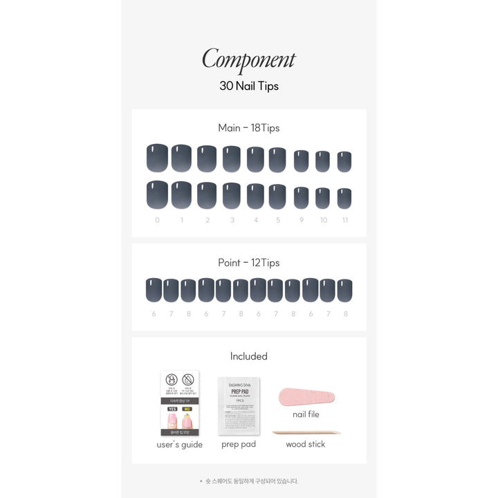 Magic Press (Mani) - Noir (Regular Round)